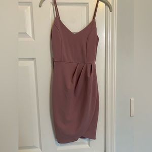 Mauve short dress